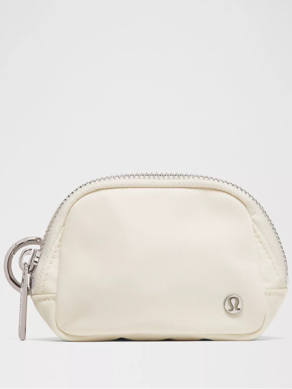 New Lululemon Light Ivory Everywhere Belt Bag Nano 4.1” x 1.4” x 3.2” nwt